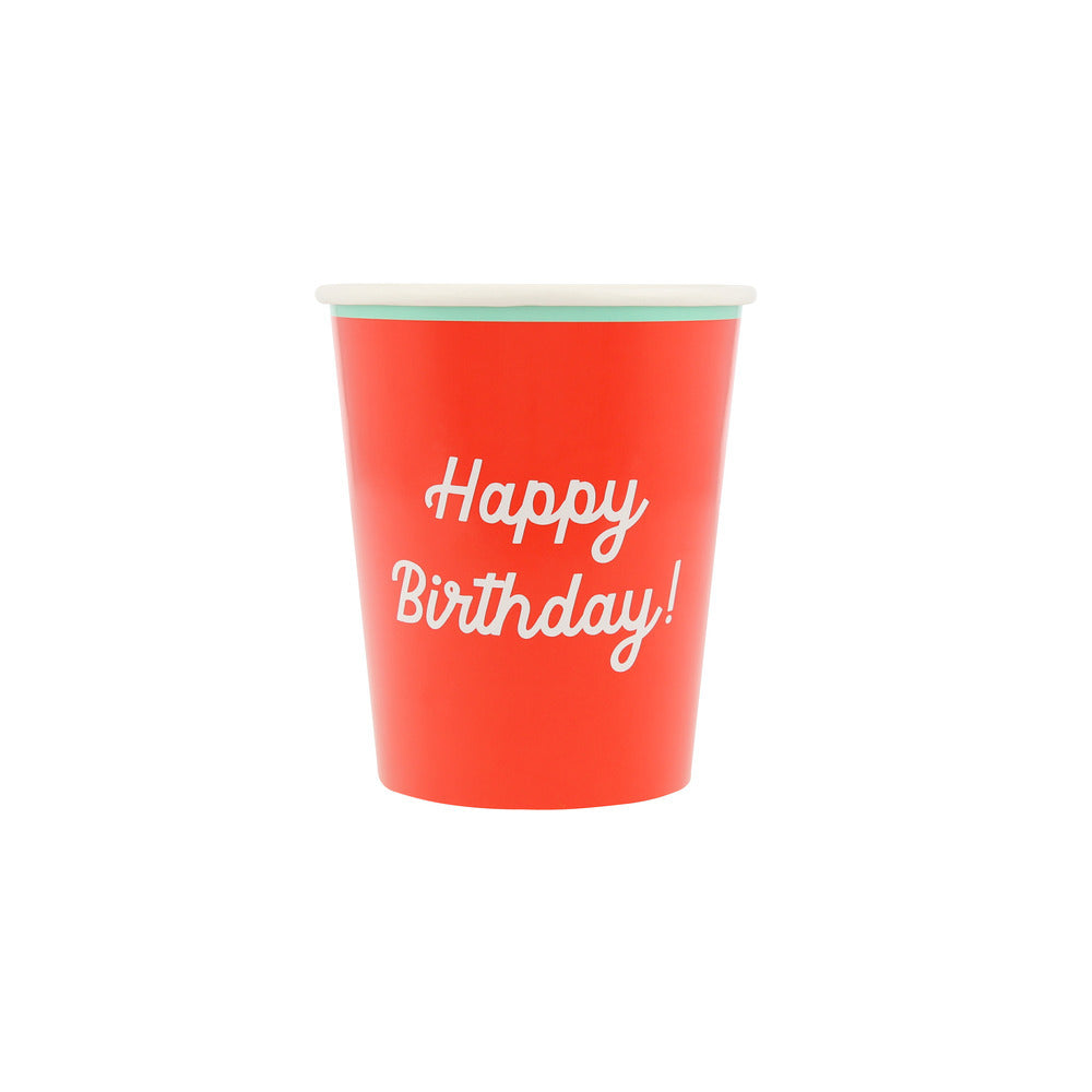 Vasos mix Happy Birthday