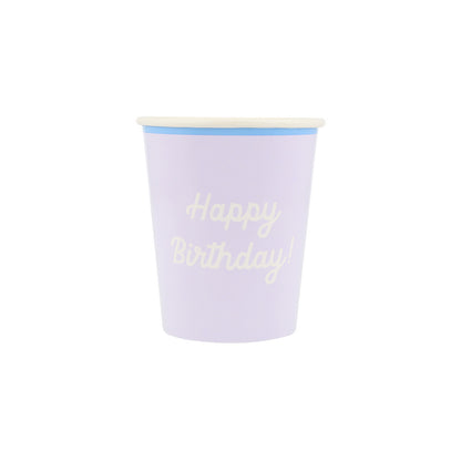 Vasos mix Happy Birthday