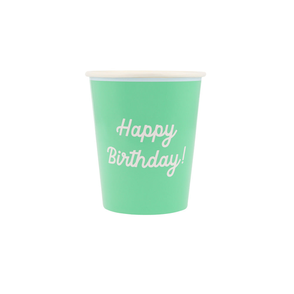 Vasos mix Happy Birthday