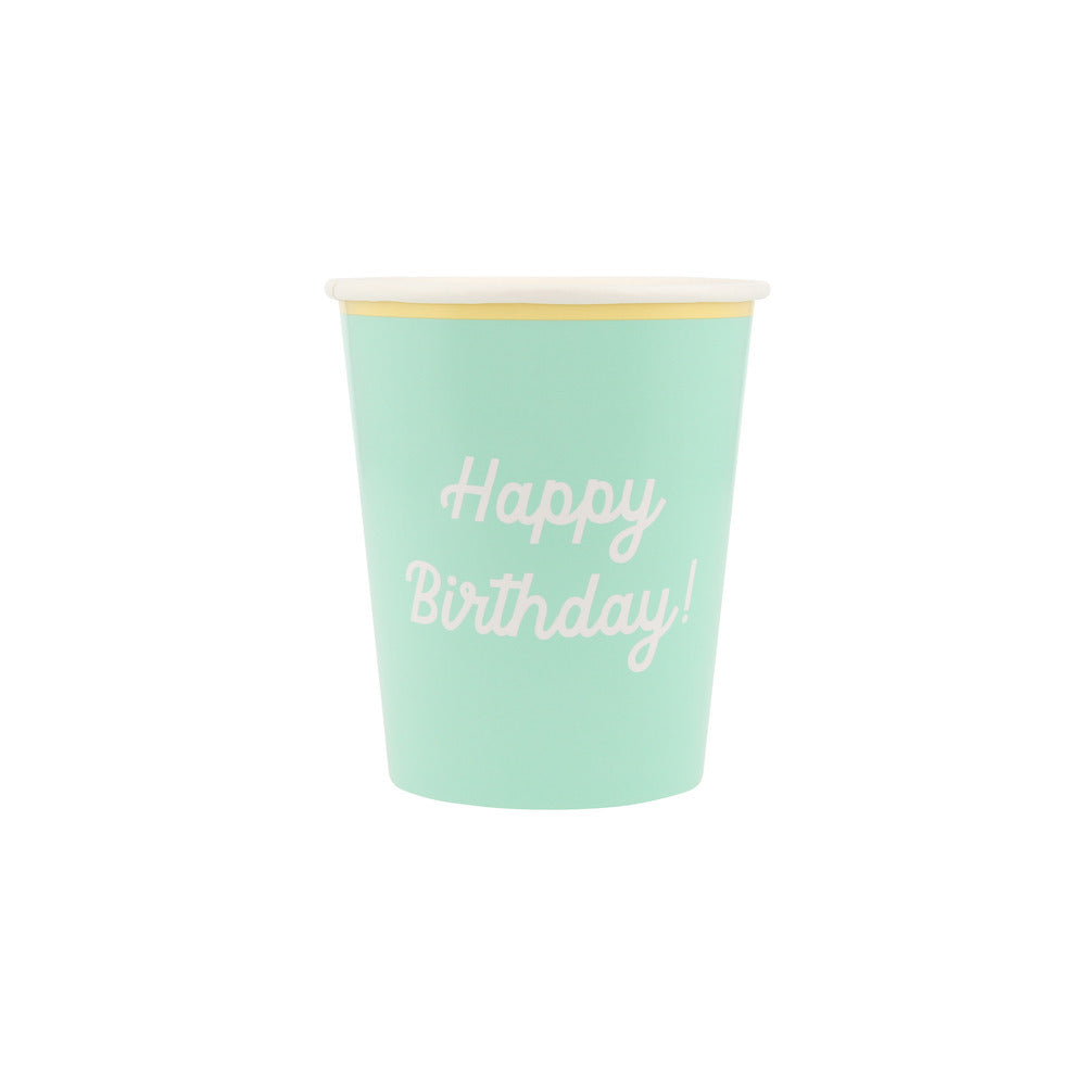 Vasos mix Happy Birthday