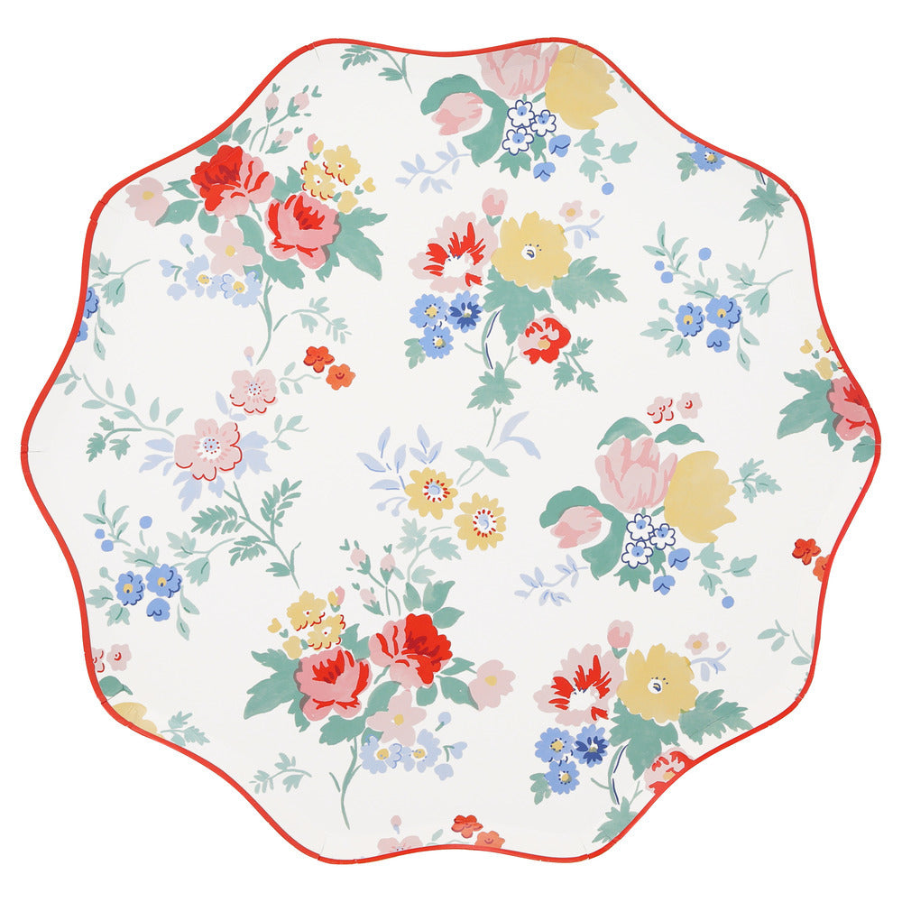 Platos flores vintage - grandes
