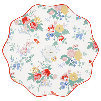 Platos flores vintage - grandes