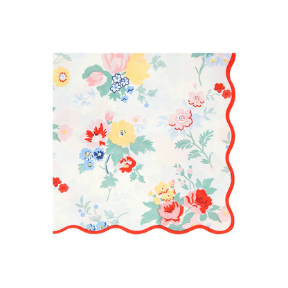 Servilletas flores vintage - grandes