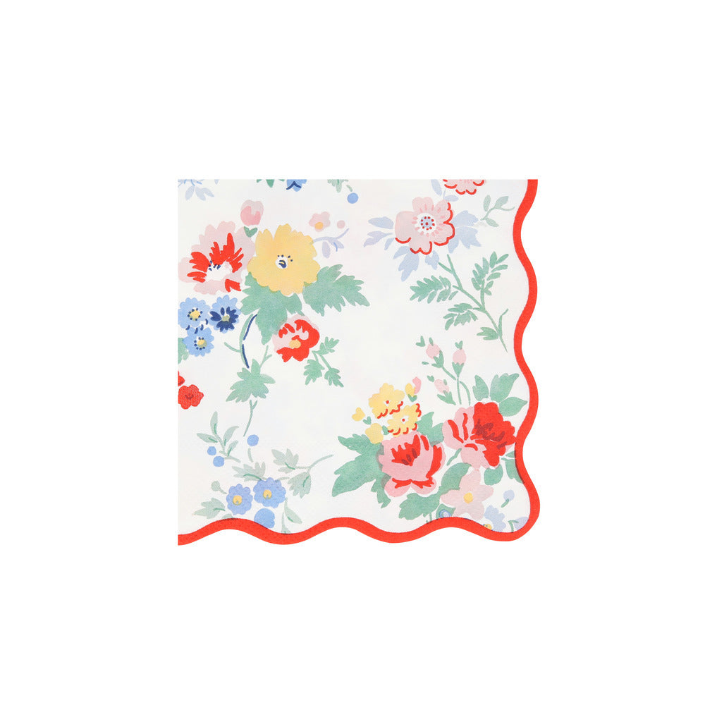 Servilletas flores vintage - pequeñas