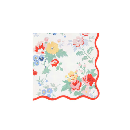 Servilletas flores vintage - pequeñas