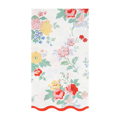 Servilletas flores vintage - alargadas