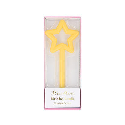 Vela estrella - delgada amarilla
