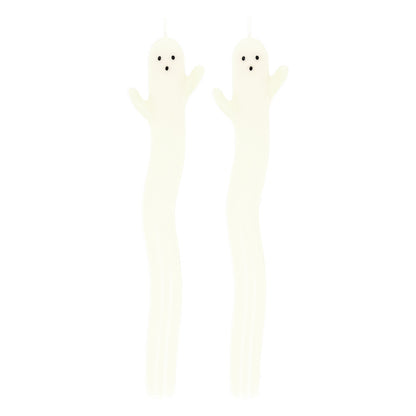 Velas de mesa largas con forma de fantasma