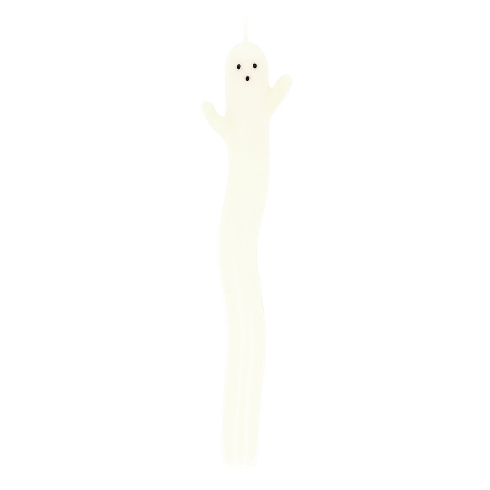 Velas de mesa largas con forma de fantasma
