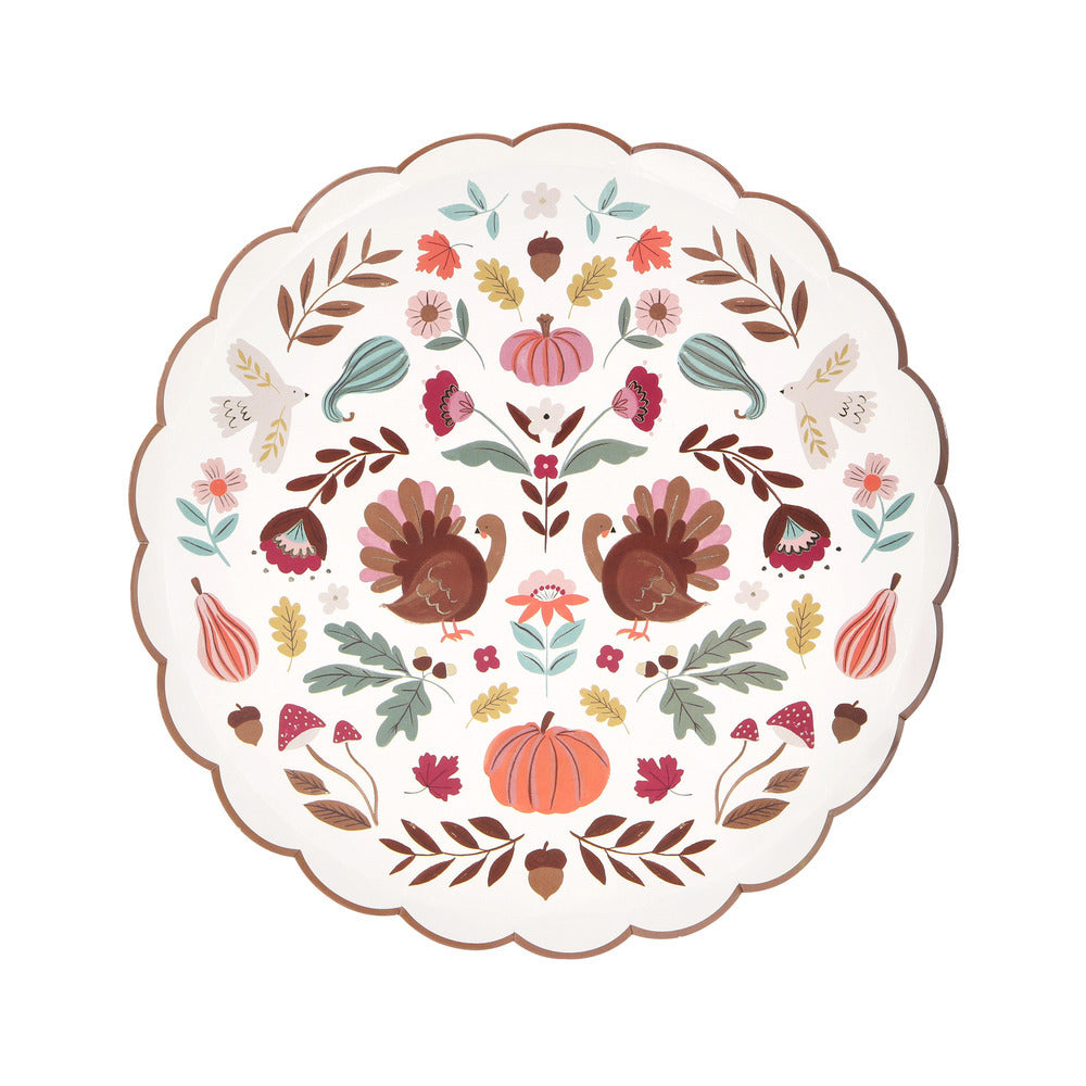 Platos otoño - medianos