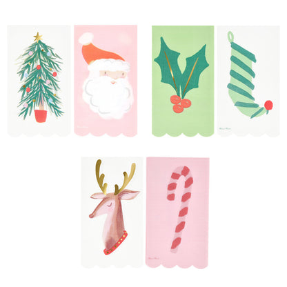 Servilletas Navidad - alargadas