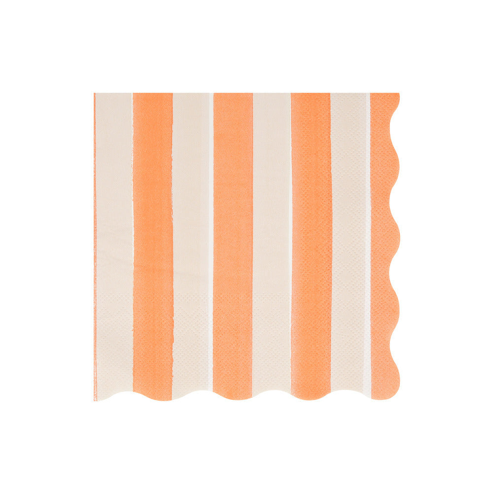 Servilletas rayas otoñales - grandes