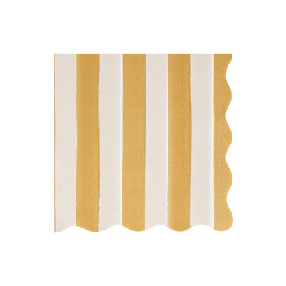 Servilletas rayas otoñales - grandes