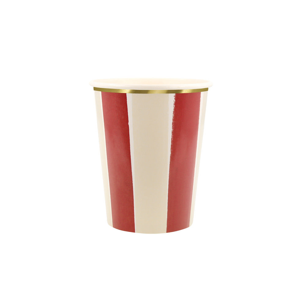 Vasos rayas otoñales