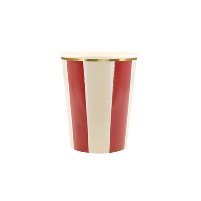 Vasos rayas otoñales