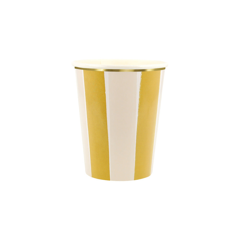 Vasos rayas otoñales