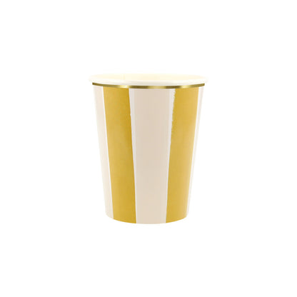 Vasos rayas otoñales