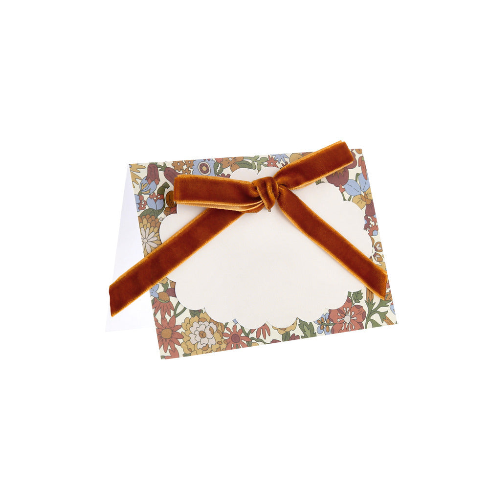 Porta nombre colores otoñales Liberty