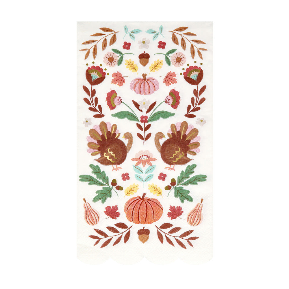 Servilletas otoño - alargadas