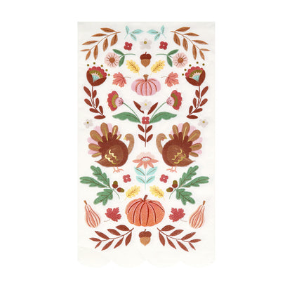 Servilletas otoño - alargadas