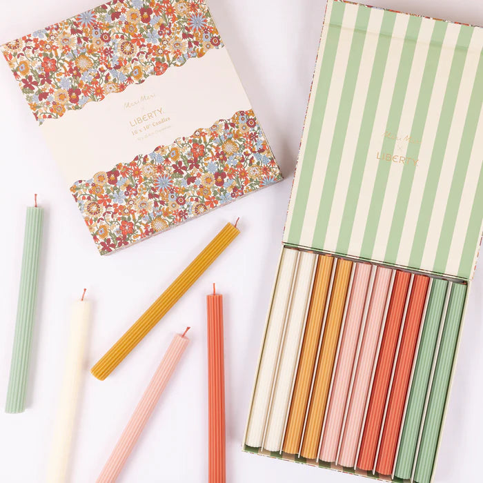 Set de velas de mesa Liberty diseño Otoñal