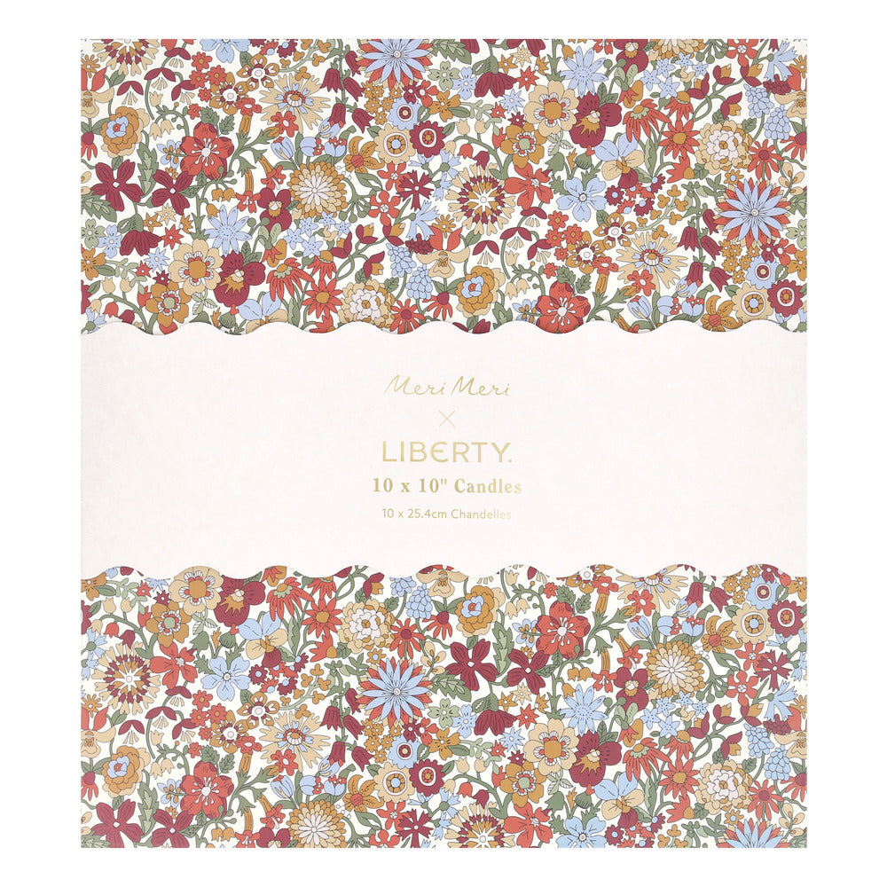 Set de velas de mesa Liberty diseño Otoñal