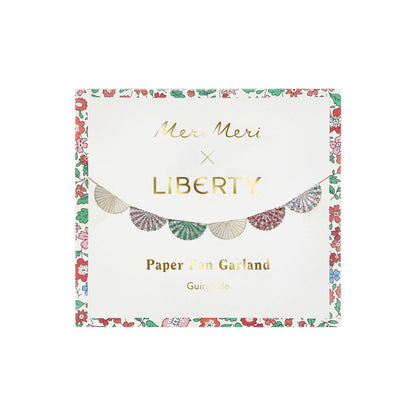 Guirnalda abanicos Navidad Liberty