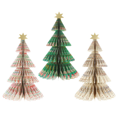 Arboles de papel Navidad Liberty