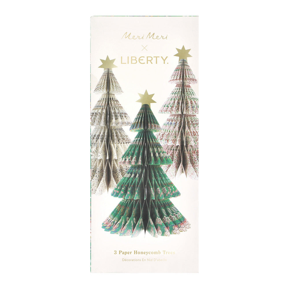 Arboles de papel Navidad Liberty