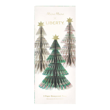 Arboles de papel Navidad Liberty