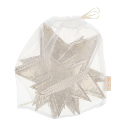 Guirnalda estrellas gigantes doradas