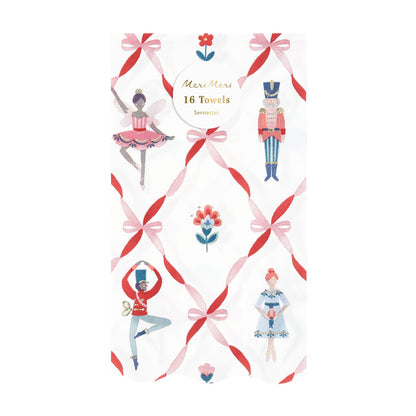 Servilletas ballet Cascanueces - alargadas