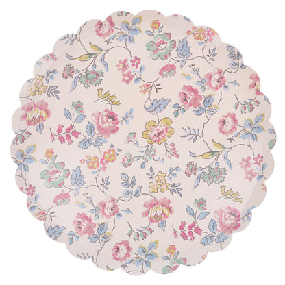 Platos con diseño chintz floral - grandes