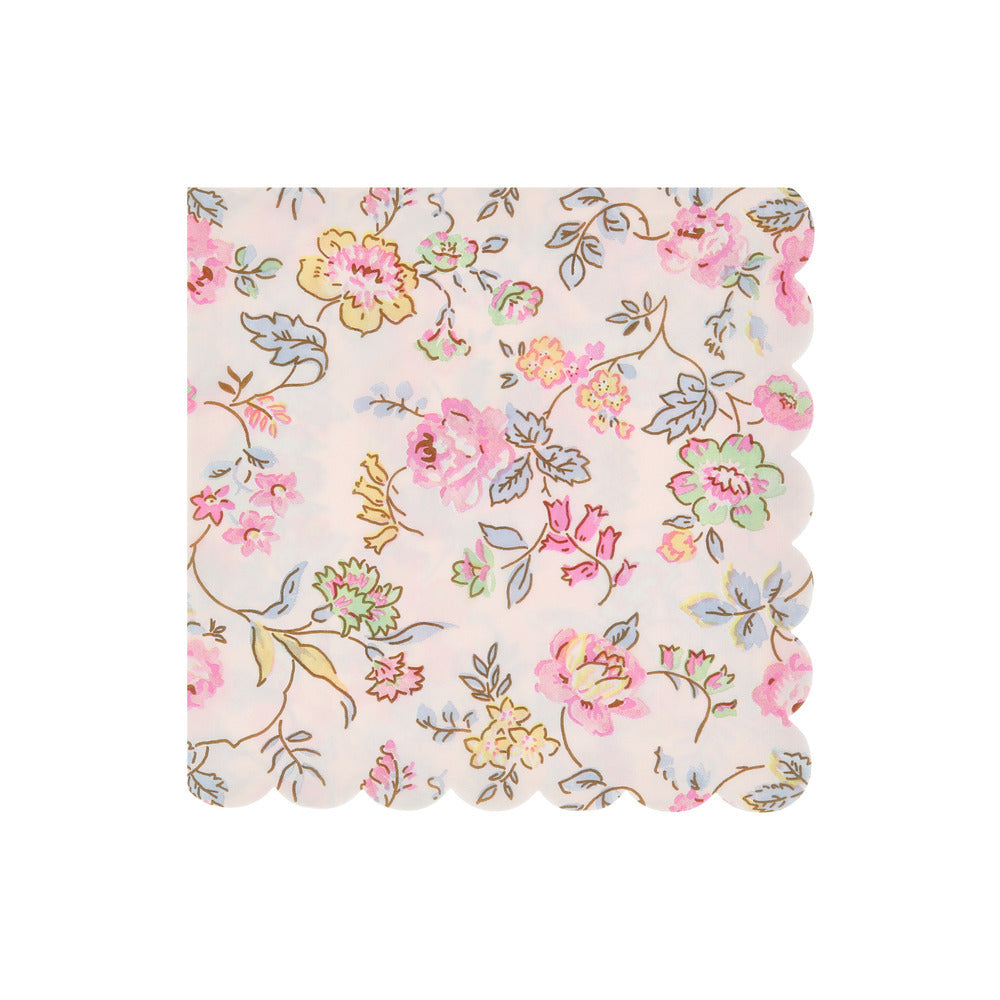 Servilletas con diseño chintz floral - grandes