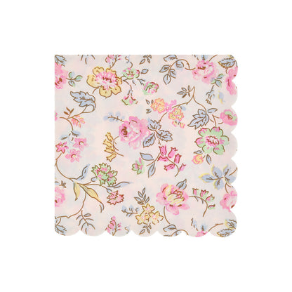 Servilletas con diseño chintz floral - grandes