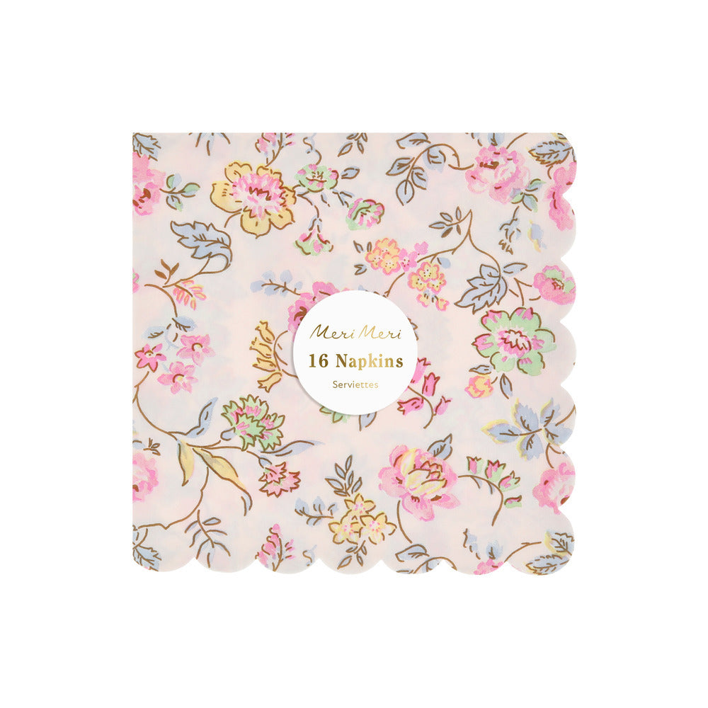Servilletas con diseño chintz floral - grandes