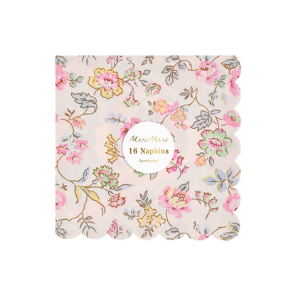 Servilletas con diseño chintz floral - grandes