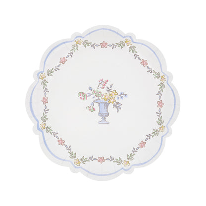 Platos con borde diseño chintz - medianos