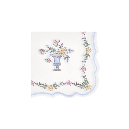 Servilletas con borde diseño chintz - pequeñas