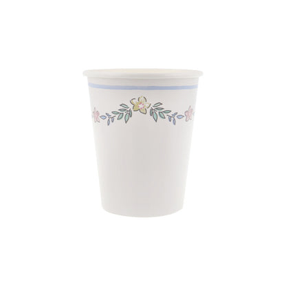 Vasos con borde diseño chintz