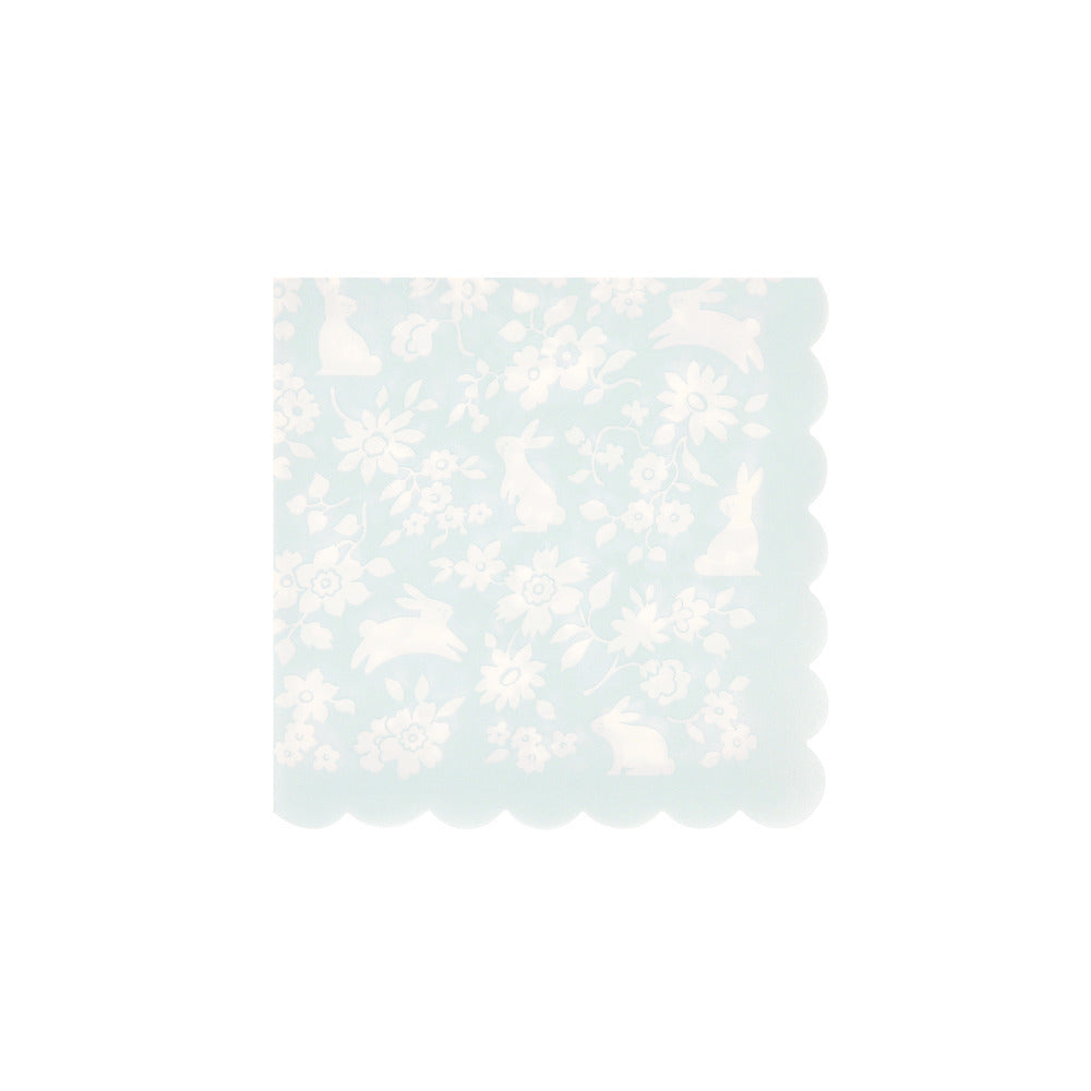 Servilletas pastel flores mini - pequeñas