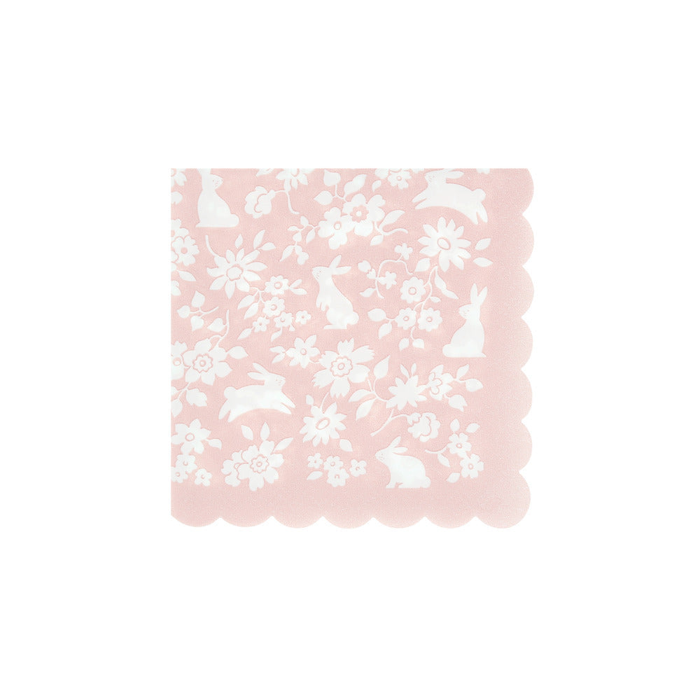 Servilletas pastel flores mini - pequeñas