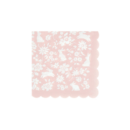 Servilletas pastel flores mini - pequeñas