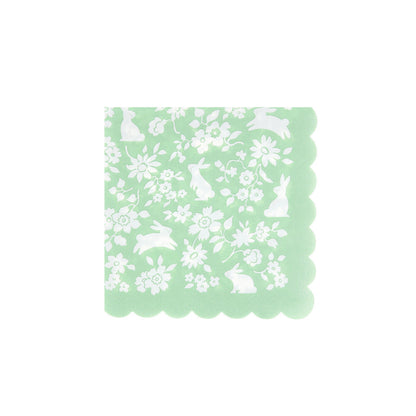 Servilletas pastel flores mini - pequeñas