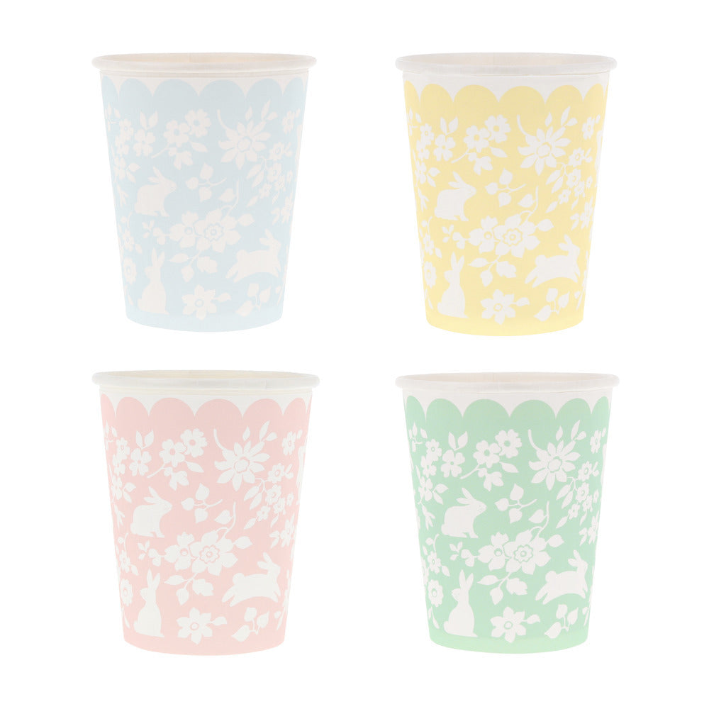 Vasos pastel flores mini