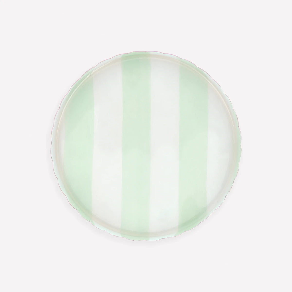 Bandeja para accesorios rayas pastel - pequeña