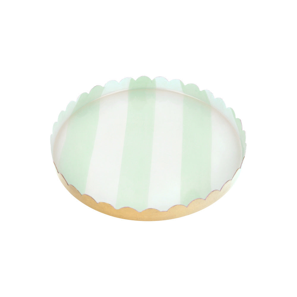 Bandeja para accesorios rayas pastel - pequeña