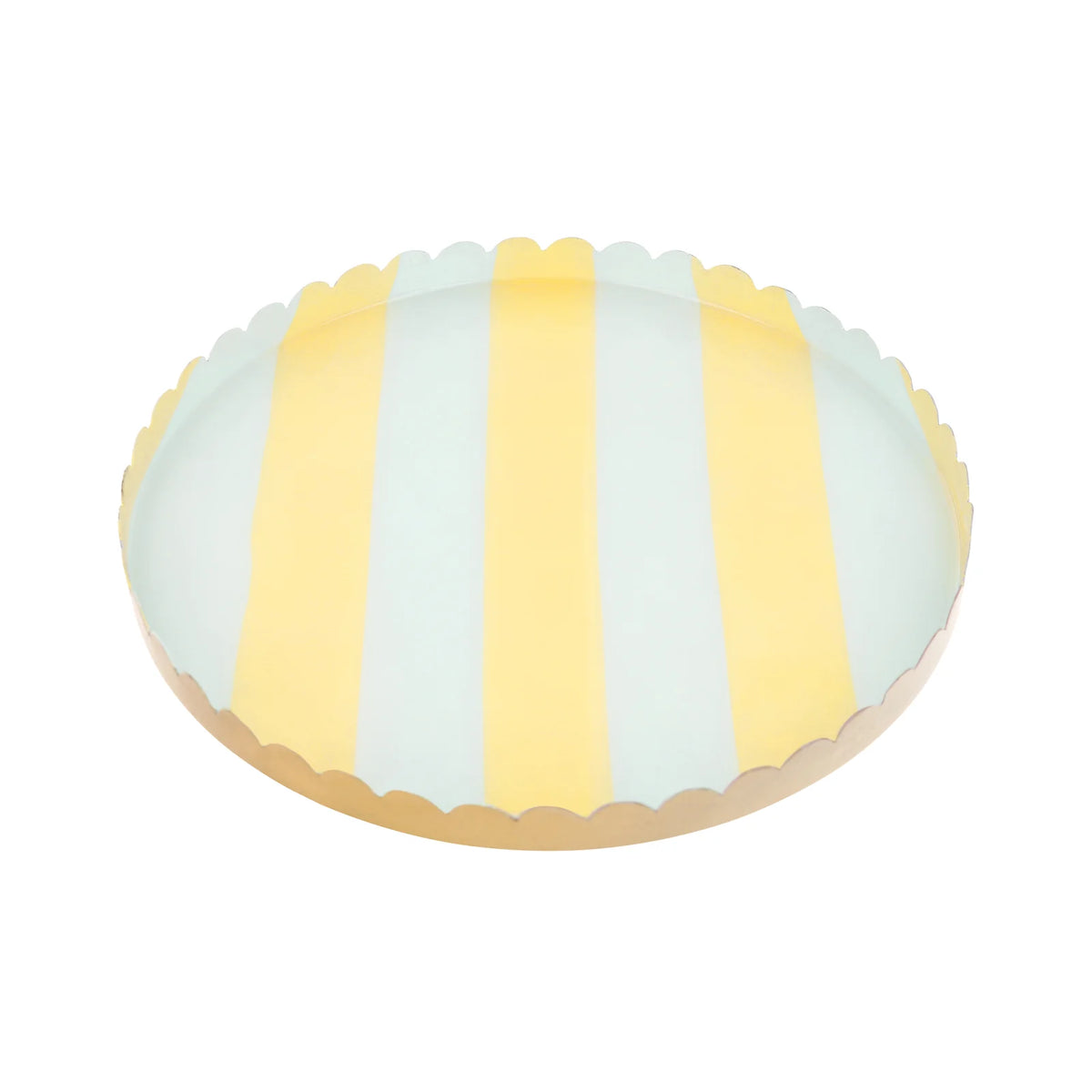 Bandeja para accesorios rayas pastel - mediana