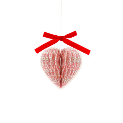 Decoraciones de papel con forma de corazón Liberty