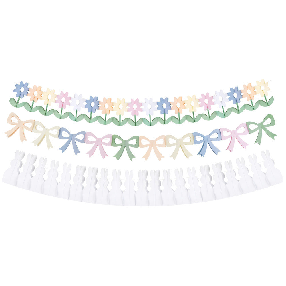 Set de guirnaldas de papel de Pascua (3 unidades)